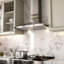 Hotte de cuisine murale VIKIO PRO en acier inoxydable avec ventilation 390CFM, homologuée ETL, filtres à chicane sécuritaires pour lave-vaisselle et lumières DEL pour les cuisines modernes-124967614