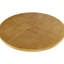 La table de salle à manger moderne 44 po avec plateau et base en placage de bois de pacanier ajoute une touche chaleureuse à votre maison