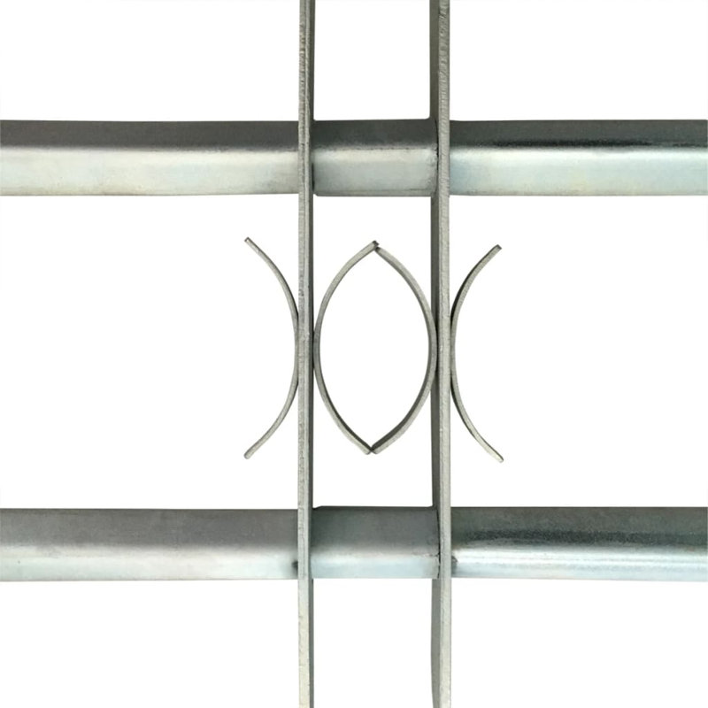 Grille de sécurité réglable pour fenêtres, 2 barres transversales de 39,4 po à 59,1 po