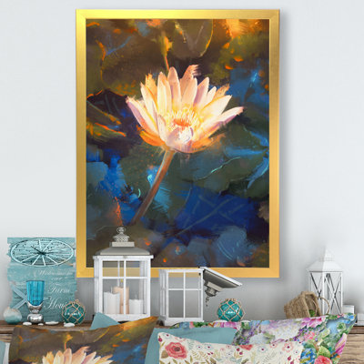 Grunge Yellow Lotus Flowers " Grunge Yellow Lotus Flowers "