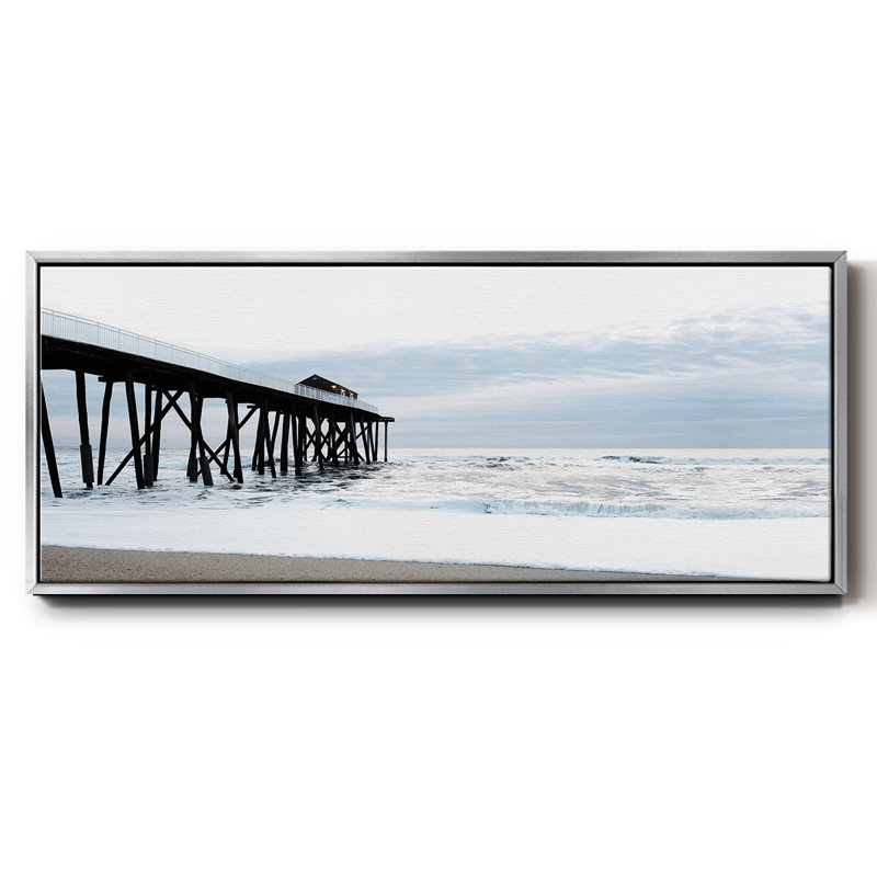 Belmar Pier I - toile encadrée, H 12 po x l 30 po