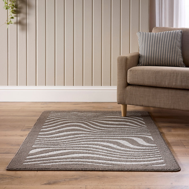 My Mat Sculptured Patterned Waves, Rectangle 100 x 150cm
