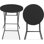 32In Bar Height Folding Table, Round Indoor...