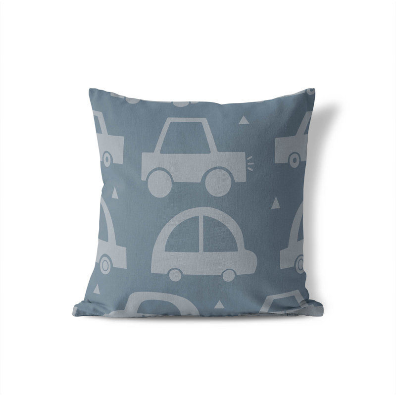 Coussin Driveway, Bleu, H 20 po x l 20 po