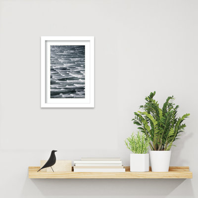 Infinite Waves 02 by Shot by Clint Wood Framed Wall Art Print