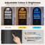 71''H Arch Wine Cabinets With Wine Glass Holder & Wine Rack, Bar Liquor Cabinets With Led Light & Motion Sensor-336845640