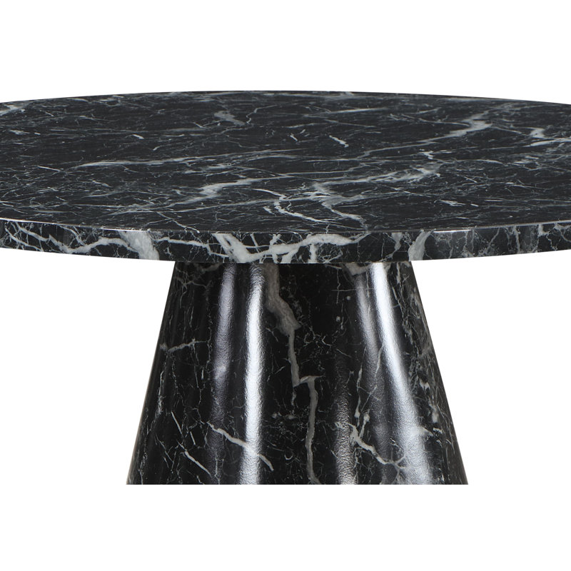 Mishele Round Dining Table in Black