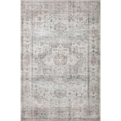 Tapis oriental colombe / rosé Jujhar