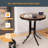 Round Patio Side Table, All-Weather Outdoor Coffee Table End Table with Powder Coated Frame, Small Outdoor Table for Deck Backyard Garden Pool Lawn Porch-552507186-552507189