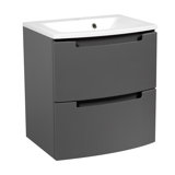 Jerquian 26.3'' Single Bathroom Vanity with Acrylic Top with Mirror