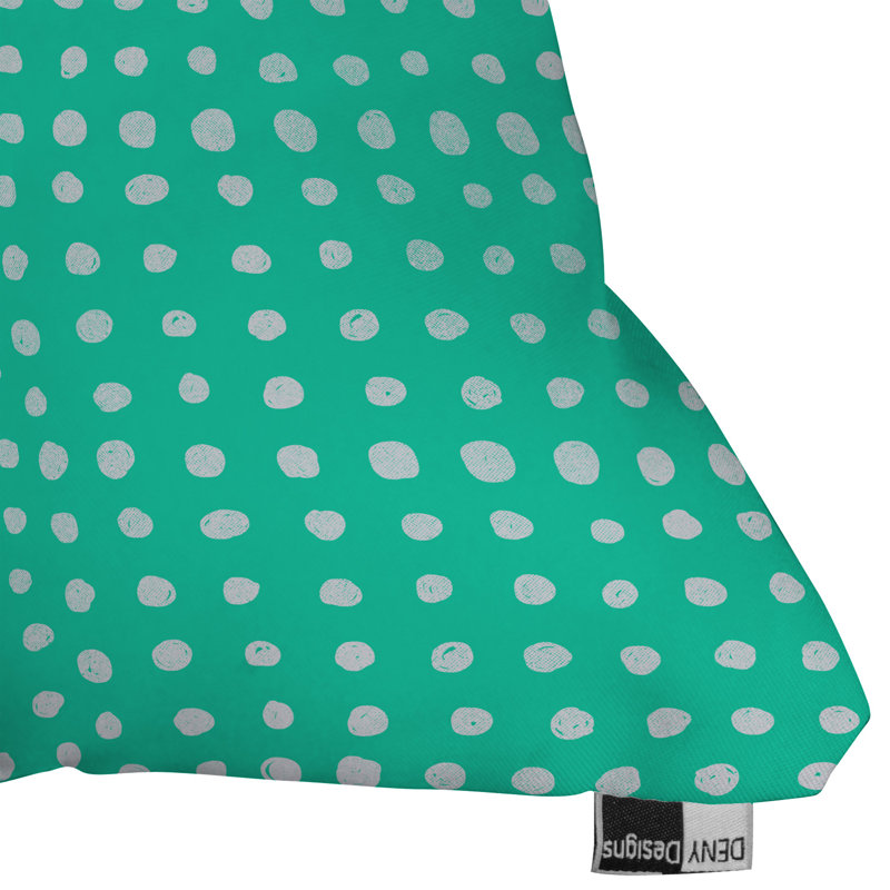 Coussin décoratif, 18 po x 18 po, Turquoise