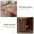 78.7'' Dining Table For 4 6 8 10, Rectangular Kitchen Table With Storage, Farmhouse Dining Room Table For Kitchen, Dining Room, Living Room