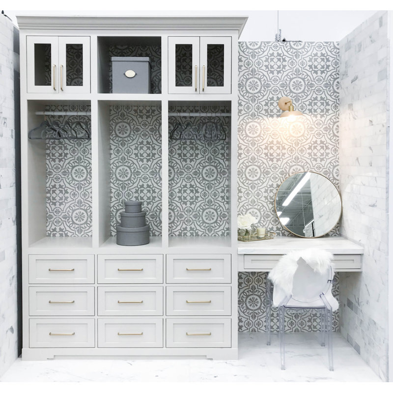Remy 8" x 8" Cement Spanish Wall & Floor Tile, Smoke