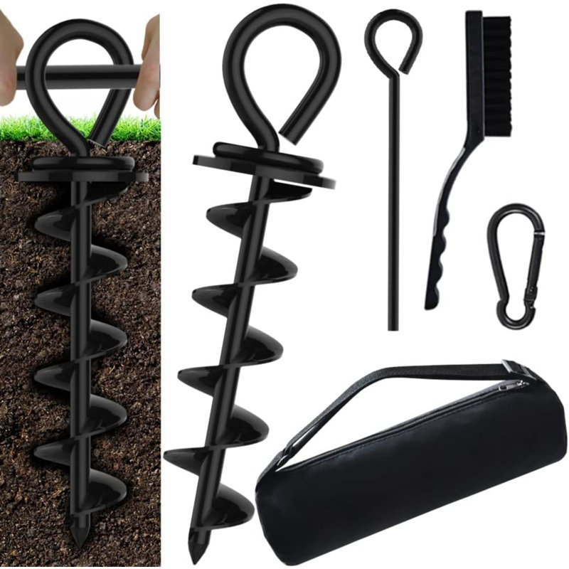 Accessoire pour ancrage pour chien Dayamine Accessory, Noir, Paquet de 1