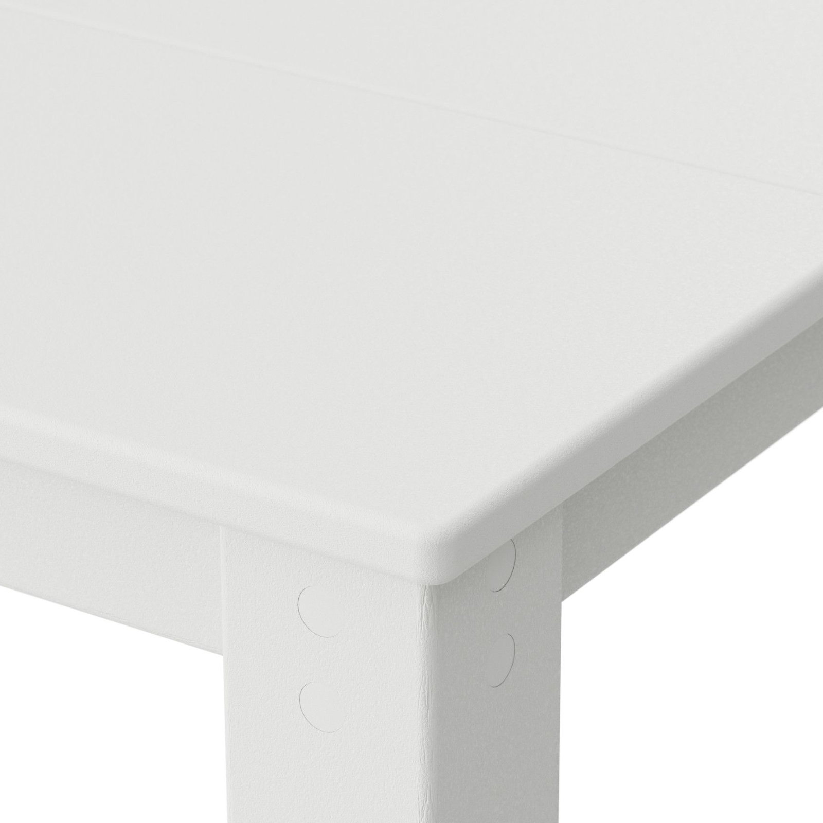 POLYWOOD® Studio 34" Patio Dining Table, White