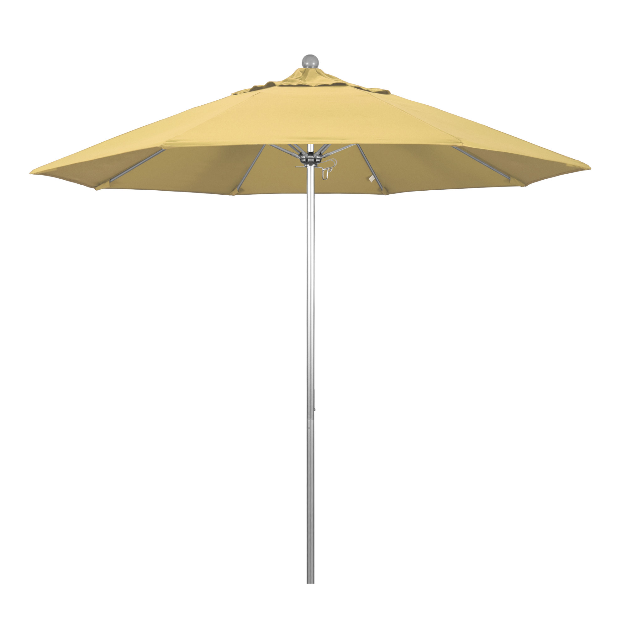 Maria 108'' Sunbrella® Outdoor Umbrella, Canvas Wheat Sunbrella® Canvas, Silver
