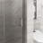 34"x 72" Glass Shower Door. Finish. 1/4" Tempered Pivot Swing. Foldable For Space Saving. Zinc Alloy Parts To Rust & Corrosion. Seals Water Leakage. 180° Pivot. Easy Install Bathroom. Effective