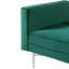 Canapé-lit 84 po Modern Green
