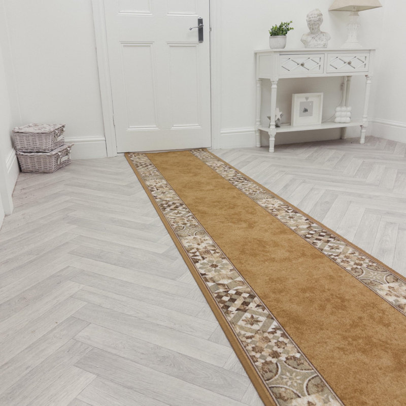 Runner Vintage Look Looped / Hooked Area Rug, Runner 100 x 390 cm