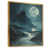 Toile avec cadre flottant or