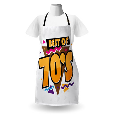 No Pattern Bib Apron