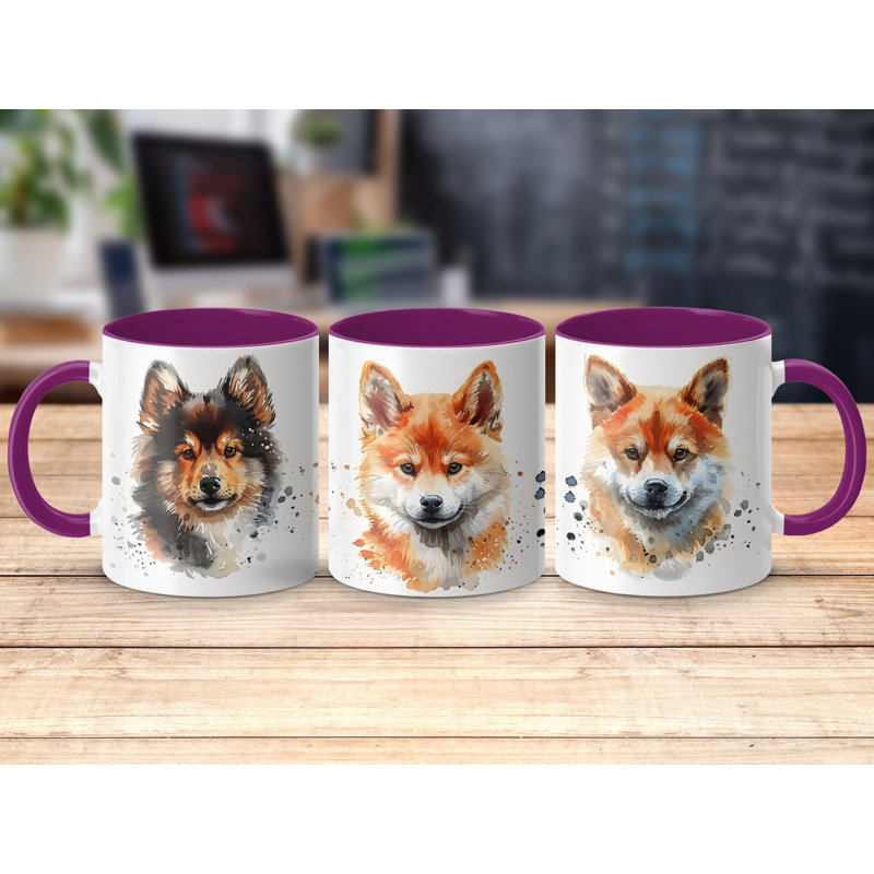 Mug, 2, Purple