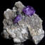 Yaogangxian Fluorite with Arsenopyrite on Mica