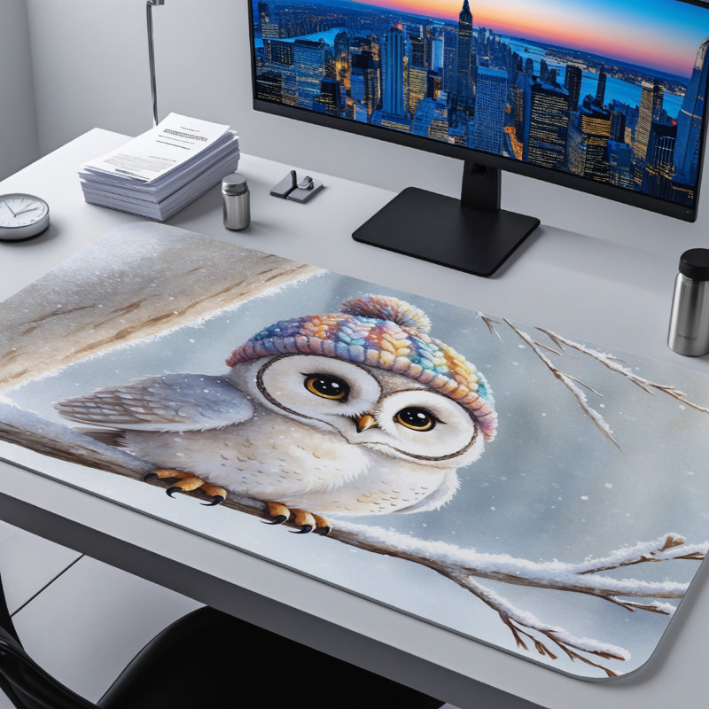 Polyester Desk Pad, 31.5x15.5