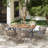 Outdoor 6-person Dining Set With Cushions