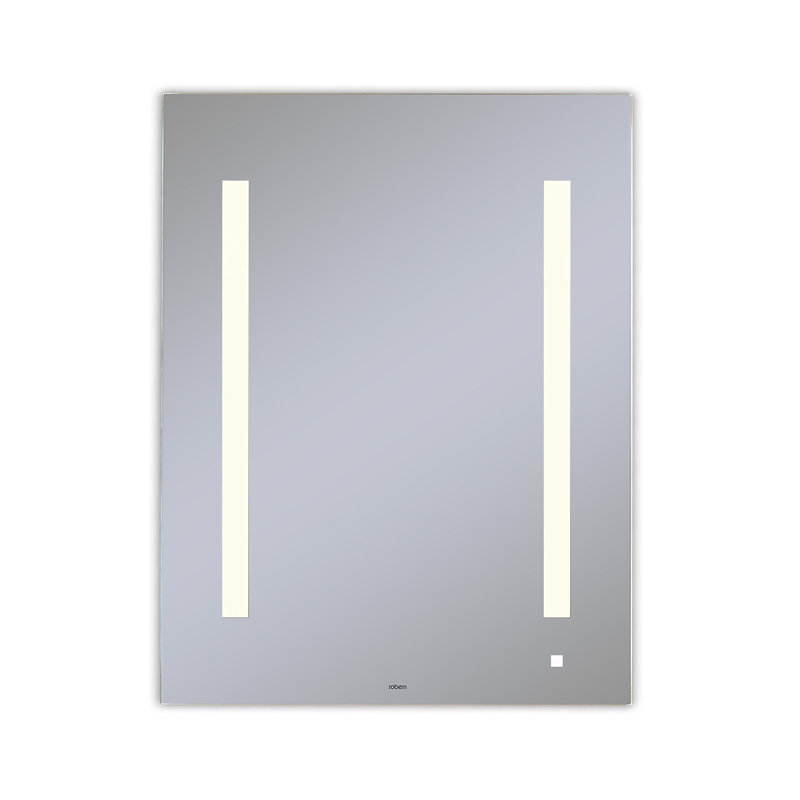 AiO Modern & Contemporary Lighted Bathroom / Vanity Mirror, OM Audio, 29.875" x 23.125"