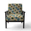 Fauteuil décoratif rétro à motif de cadre victorien rétro et cadre éclectique rétro-2021202048