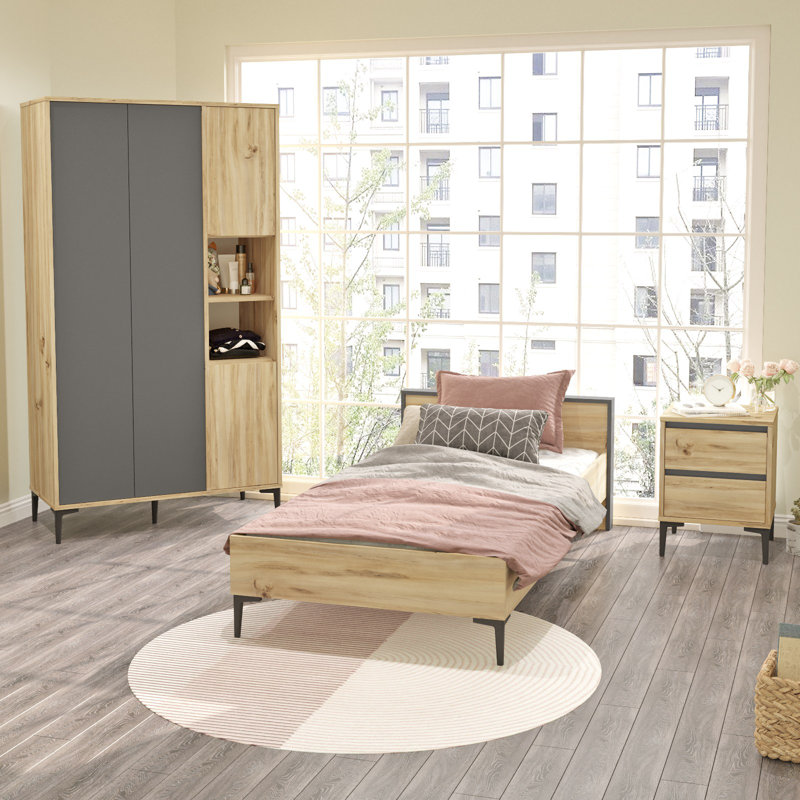Young Room Set, Naturel / gris