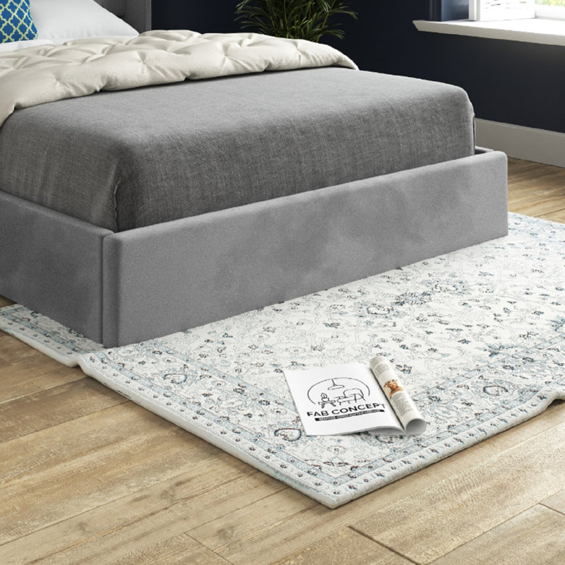 Aldermary Upholstered Bed, Grey, Super King (6')