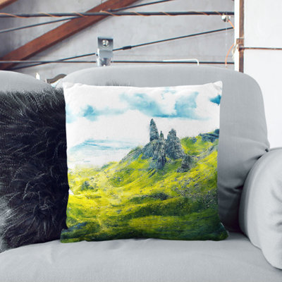 Old Man of Storr Isle of Skye Cushion with Filling