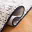 Tapis touffeté en laine / fil pour animaux de compagnie Friedi en ivoire / noir-2008017522