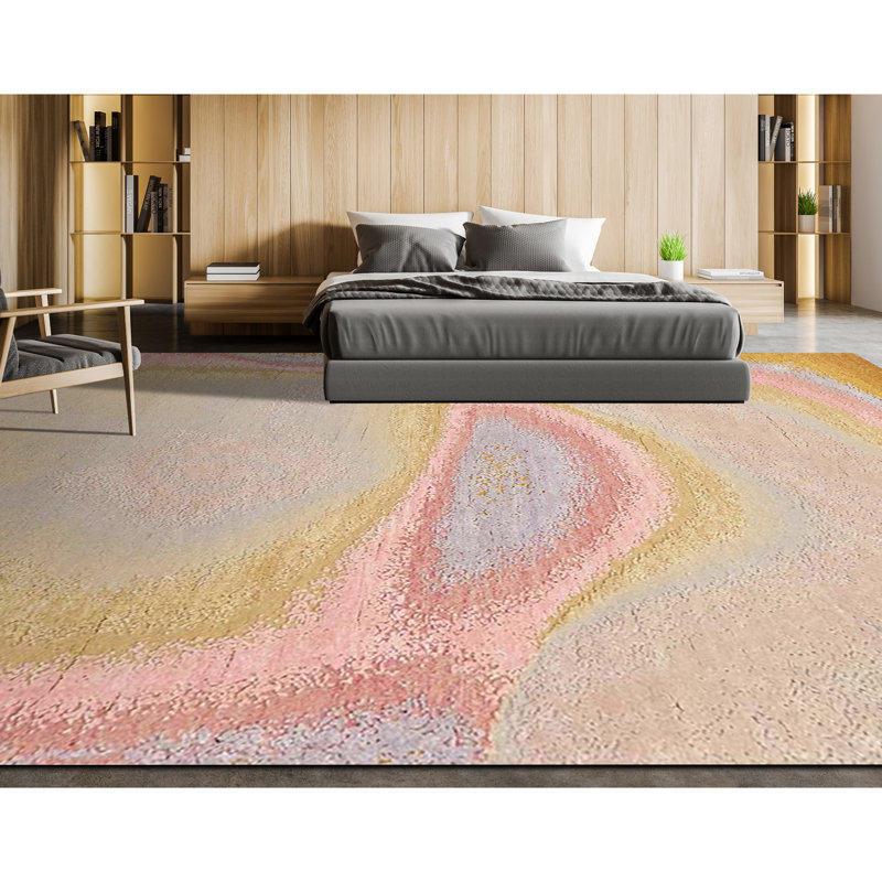 Abstract Area Rug, Rectangle 8' x 10'
