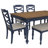 Thornbury Navy 6PC Dining Set-918990585-918990584