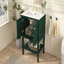 Meuble-lavabo 24 po avec lavabo supérieur, meuble-lavabo moderne avec 2 portes et meuble-lavabo simple