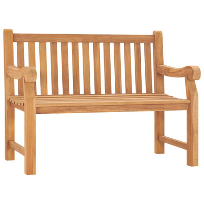 Bryant-Rivers Solid Wood Teak Outdoor Bench