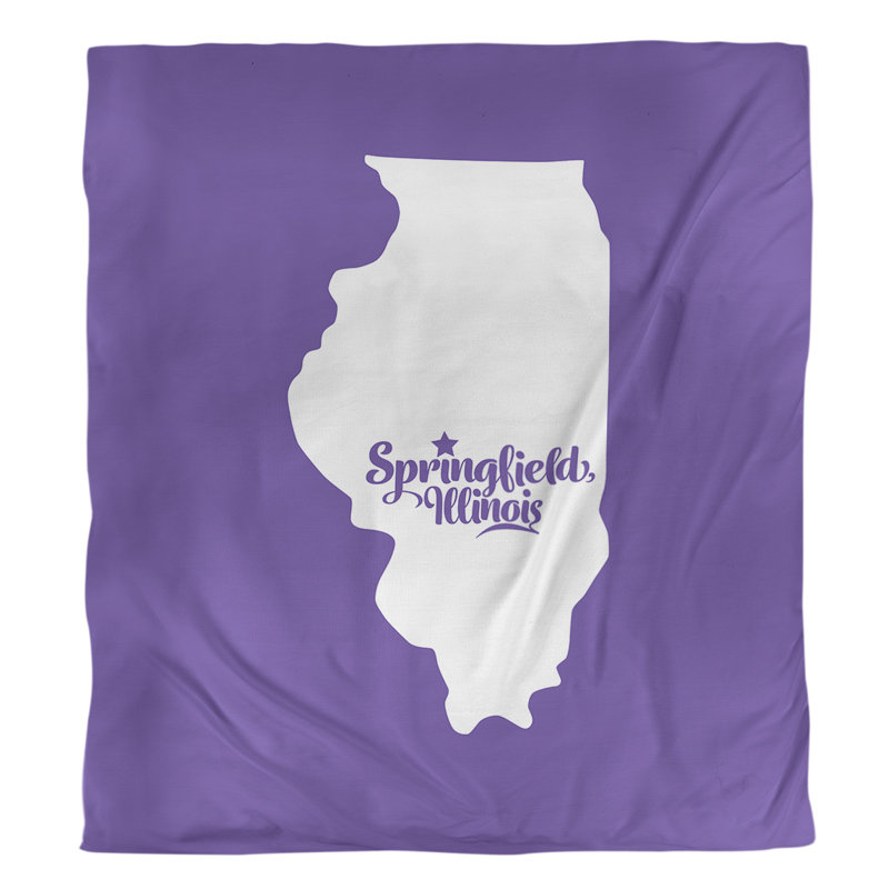 Housse de couette simple springfield illinois, Housse de couette simple TG, Mauve, Microfibre