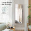 Armoire à bijoux murale classique avec miroir intégré - rangement spacieux, design polyvalent - P 3,8 po x l 14,8 po x H 42,5 po-98969558