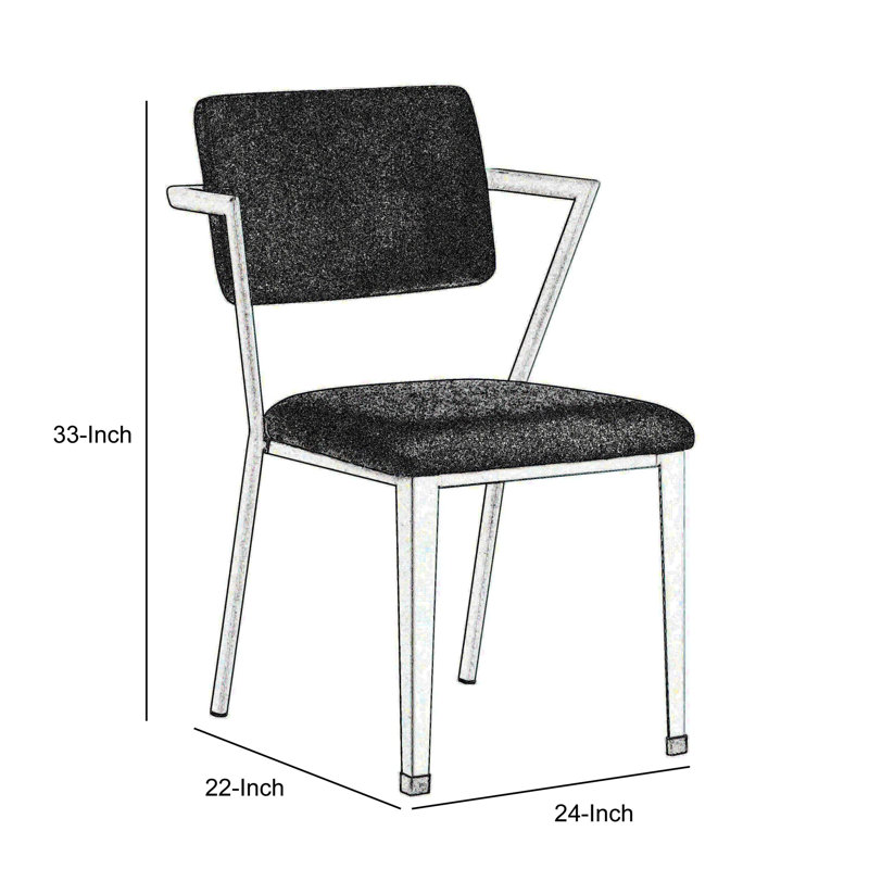 Chaise d'appoint rembourrée beige Diaundra, Blanc