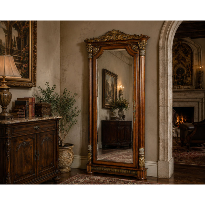 Villa Valencia Accent Floor Mirror
