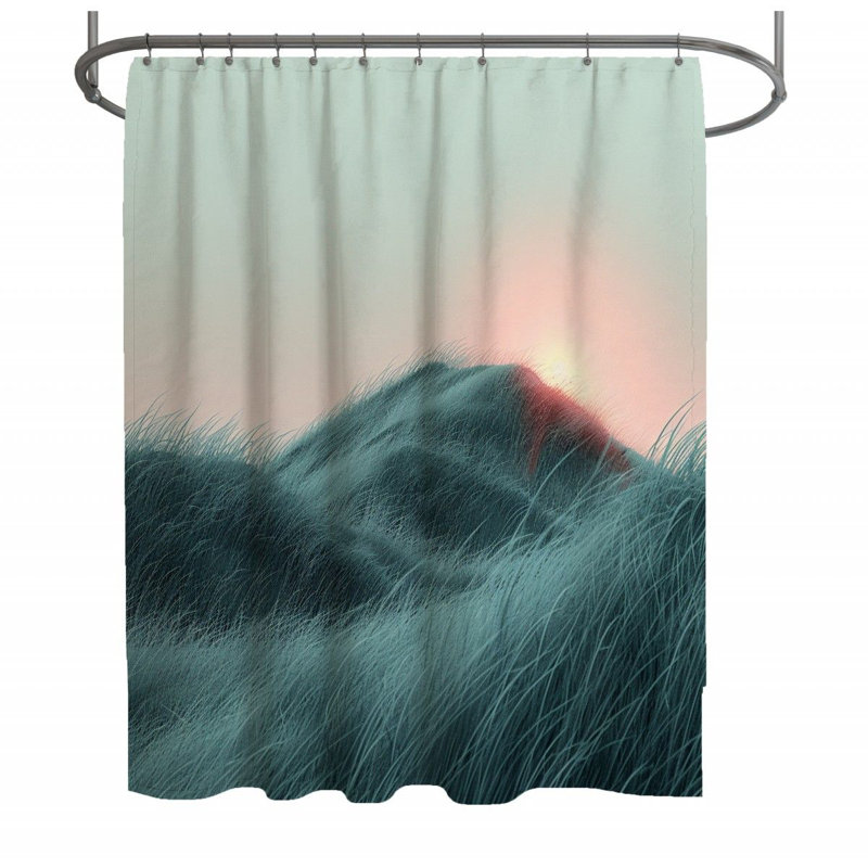 Dune Landscape Sunset Yes Shower Curtain, 93"H x 70"W