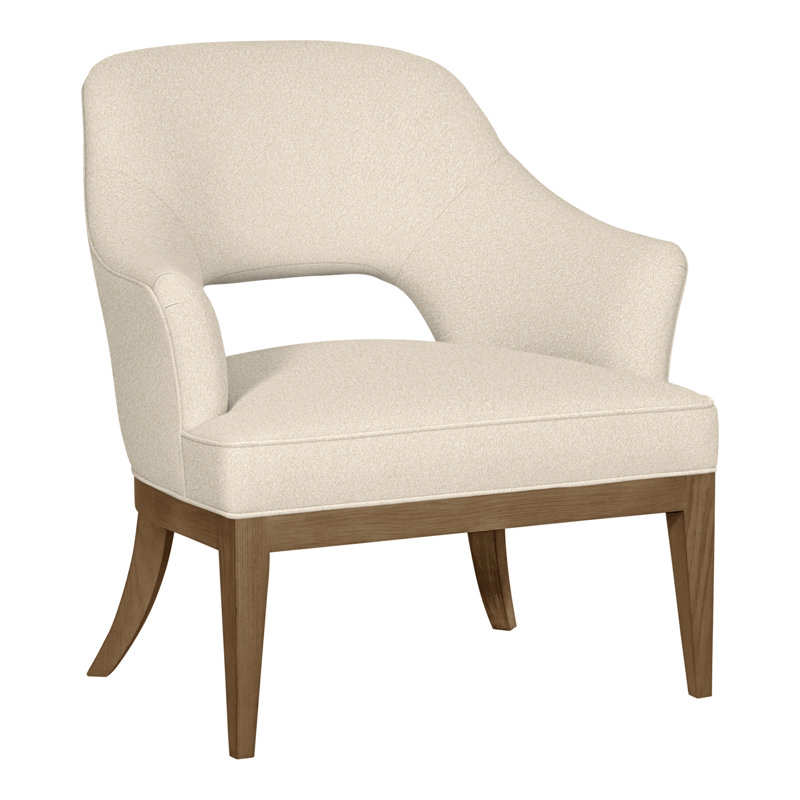 Chaise Kaley de 32,5 po Vanguard, Kimoni naturel, Hampton