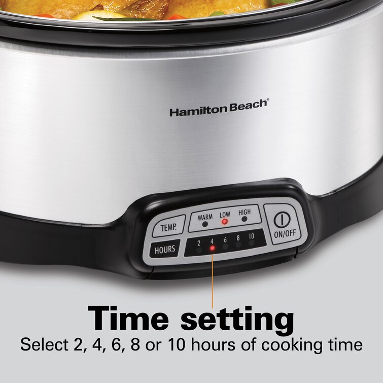  Hamilton Beach 7-Quart Portable Slow Cooker Serves 8+