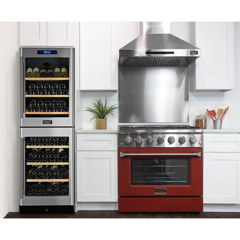 36" 5.2 Cu. Ft. Freestanding Gas, Red, Natural Gas