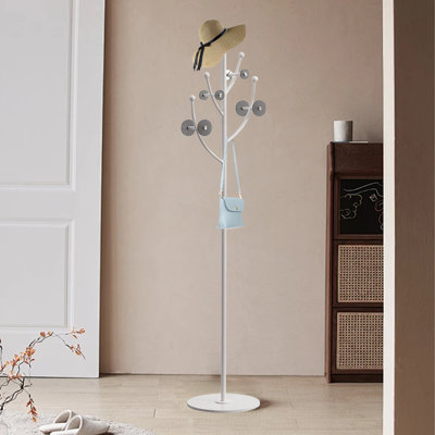 Coat Rack Freestanding With Marble Base