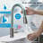 Touch Sensor Kitchen Faucet Pull Down Sprayer Stainless Steel Sink Mixer Faucets-130721461