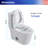 Rainlex 1.6 Gallons GPF Elongated Comfort Height Floor Mounted Close Coupled Toilets (Seat Included)